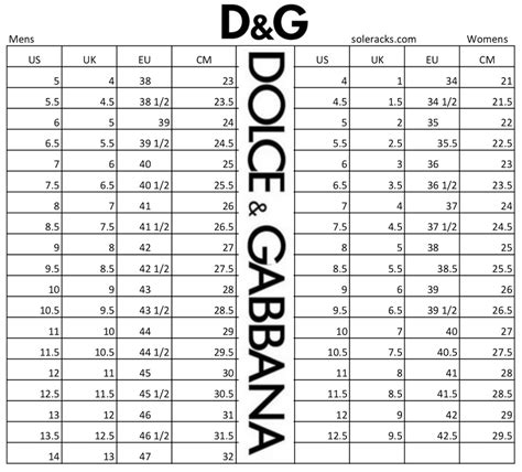 dolce and gabbana sizing